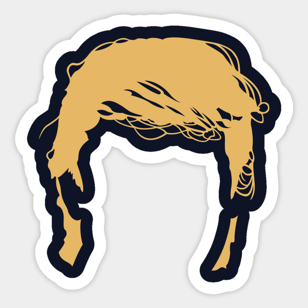 Donald Trump Sticker by John Carstens